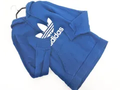 adidas アディダス ロゴ プルオーバー パーカー 青緑 ■◇ メンズ