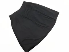 LAURA ASHLEY ローラ アシュレイ Aライン 台形 スカート size11/黒 ■◇ レディース