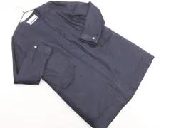 NATURAL BEAUTY BASIC ナチュラルビューティーベーシック ライナー付き ノーカラー コート sizeM/濃紺 ■◇ レディース