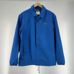 【中古】LACOSTE LIVE ステンカラージャケット サイズM BH3269 ブルー[19]