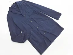 nano universe ナノユニバース ロング ジャケット sizeM/紺 ■◇ メンズ