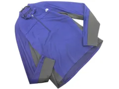 THE NORTH FACE ザノースフェイス フラッシュドライ ハーフジップ カットソー sizeXL/紺 ■◇ メンズ