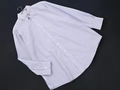 BROOKS BROTHERS ブルックスブラザーズ ストライプ ボタンダウン シャツ size16 32/青 ■◇ メンズ