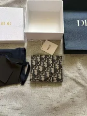 ディオール オブリーク ジャカード 二つ折り財布 フルセット