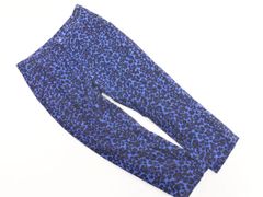 Rouge vif ルージュヴィフ アバハウス レオパード クロップド パンツ size36/青 ■◇ レディース