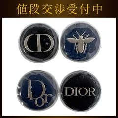 クリスチャン ディオール ピンバッチ ネイビー ブラック シルバー 未使用