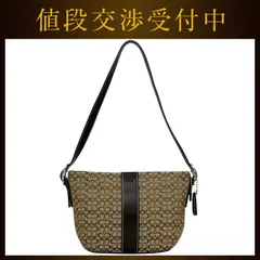 コーチ ポーチ ベージュ ブラウン シグネチャー 4771 美品 キャンバス