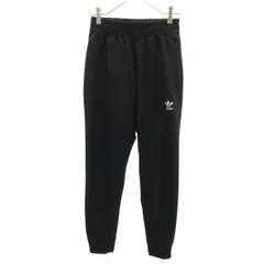 adidas アディダス トレフォイルロゴ パンツ S ブラック レディース 古着