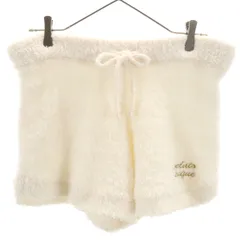 gelato pique ジェラートピケ ルームウェアショートパンツ F ホワイト系 ふわもこ レディース 古着