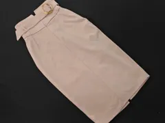 LIP SERVICE リップサービス ベルト付き ハイウエスト タイト スカート sizeM/ベージュ ■◇ レディース