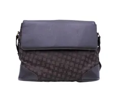 dunhill ダンヒル ショルダー バッグ ブラウンx黒 ■■ メンズ