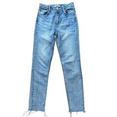 SLY ハイライズ スキニーデニム ブルー サイズ23 レディースXXS スライ 00s Y2K