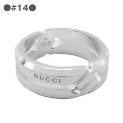 【新品】グッチ 314011 J8400 8106 (シルバー系) リング 指輪 アクセサリー GUCCI Ag925 シルバー リング アウトレット メンズのサムネイル