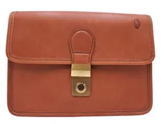 hartmann ハートマン 牛革 レザー セカンド クラッチ バッグ ベージュ ■■ メンズ