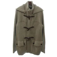 トミーヒルフィガー TOMMY HILFIGER フード付き ハイネックカーディガン ベージュ系 XL