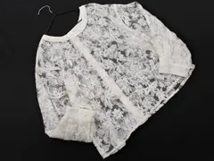 CLASSICAL ELF クラシカルエルフ 刺繍 シアー ブラウス シャツ sizeM/オフホワイト ■◇ レディース