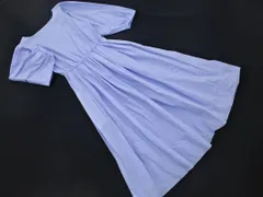 UNIVERVAL MUSE ユニバーバルミューズ ウエストギャザー ワンピース 青 ■◇ レディース