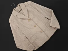 新品 JANE MORE ジェーンモア ボーダー テーラード ジャケット size9/アイボリー ■◇ レディース