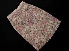 Apuweiser-riche アプワイザーリッシェ 総レース タイト スカート size1/ピンク ■◇ レディース