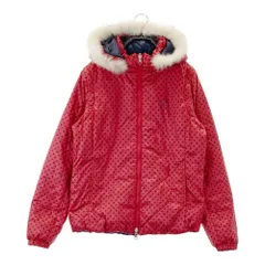 サイズ：L CALLAWAY キャロウェイ  リバーシブル 2way 中綿ジャケット ファー ドット柄 レッド系 [240101415860] ゴルフウェア レディース ストスト