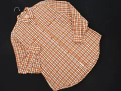 Karl Helmut カールヘルム チェック シャツ sizeM/オレンジｘ白 ■◇ メンズ