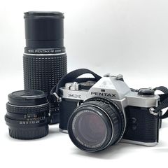 ☆PENTAX ペンタックス 一眼レフフィルムカメラ MX レンズ3本付き 動作