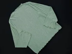 earth music&ecology アースミュージック＆エコロジー メロースリーブ カットソー sizeF/緑 ■◇ レディース