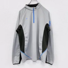 古着 used　NIKE　ナイキ　ハーフジップ長袖Tシャツ/ロンT　灰色　グレー　XLサイズ【値引き交渉OK！】