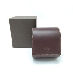 パテックフィリップ 時計ケース ブラウンレザー トラベルケース - メルカリ