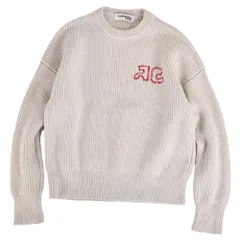美品 クレージュ courreges ニット セーター ロングスリーブ 長袖 ウのサムネイル