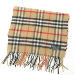 英国製 Burberrys ノバチェック カシミヤ マフラー