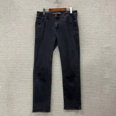 ゲス シルバー ストレッチ デニム ブラックデニム 34インチ A06910