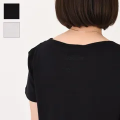S Max Mara エス マックスマーラ Tシャツ DIVA レディース 半袖 ロゴT クルーネック コットン ブラック ホワイト シンプル 上品 きれいめ SMMDIVA 261997511600のサムネイル