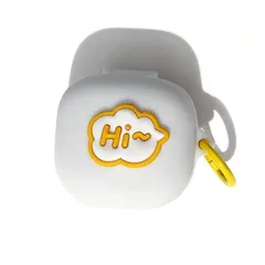 【新品】 Anker soundcore P40i 用のケースイヤホンケース 用 カバー シリコーン製 創造性 可愛い かわいい カートゥーン 漫画 装着充電可能 Anker Soundcore P40iに対応 キズ防止 耐衝撃 (ホワイト2) 0