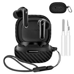 【新品】 For Anker Soundcore P40i ケース カバー [YEZHU] 炭素繊維の模様 シリコン素材製 ワイヤレス イヤーホン 用 シリコン収納ケース 便利 旅行 軽量 全面保護カバー キズ防止 防塵 防震 軽量小型 保護ケース 紛失防 1