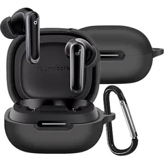 【新品】 INIAYOH For Anker Soundcore P40i 保護ケース Anker Soundcore P40i ケース カラビナ付き 耐衝撃 超薄型 防水防塵 充電可能 落下防止（ブラック） 1