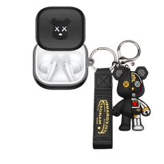 【新品】 For Anker Soundcore Liberty Buds用のケース カバー 軽量 小型 (漫画ケース+カラビナ付き+可愛いキーホルダー）付き ワイヤレスイヤーホンケース Soundcore Liberty Buds用保護カバー 耐衝撃 落 0