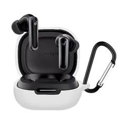 【新品】 TOORQR For Anker Soundcore P40i ケース カバー Soundcore P40iシリコン素材 ケース 保護カバー 防水 防塵 落下防止 キズ防止 全面保護 軽量 カラビナ付き(ホワイト) 0