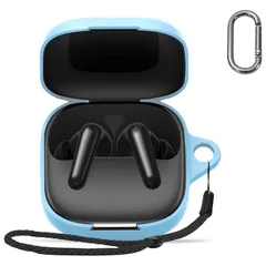 【新品】 Anker Soundcore P31i 用 ケース カバー 【HUKWIMO】 カラビナ付き+ストラップ付き 耐衝撃 防水 防塵 装着充電可能 全面保護 キズ防止 Soundcore P31i 対応 [そらいろ]