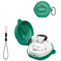 【新品】 For Anker Soundcore V40i ケース カバー【YANMONGI】ワイヤレス イヤーホン 保護カバー シリコン ーチェーン付き 可視LEDライト 耐衝撃 落下防止 防水 防塵 指紋防止 キズ防止 充電便利 Anker Sound 0