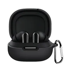 【新品】 WADEFO 対応 Anker Soundcore P40I 用 ケース Anker Soundcore P40I 保護カバー 装着充電可能 液状シリコン素材 LED可視 ワイヤレス充電対応 カラビナ付き 全面保護 落下防止 キズ防止 耐衝撃 防 1