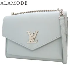LOUIS VUITTON(ルイ・ヴィトン) マイロックミーBB ショルダーバッグ 肩掛け 斜め掛け チェーンショルダー カーフ ライトブルー水色 グレー シルバー金具 レディース 40802176832【中古】【アラモード】