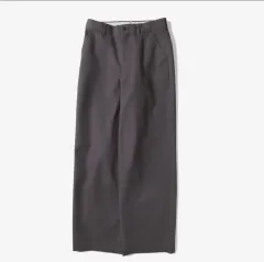 Thomas More(トマス・モア) ツイル ウォッシュド パンツ グレープ グレー L