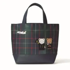 ファミリア JALオリジナル ミニトートバッグ 乗務員の制服を着た クマちゃんが愛らしい JAL限定ミニトートバッグ