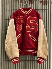 70‘s Vintage Stadium Jacket スタジャン　レザースタジアムジャケット　ブルゾン　アメカジ　古着　Vintage ビンテージ　ヴィンテージ