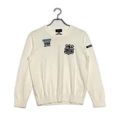 中古 レディース パーリーゲイツ PEARLY GATES セーター 1(M) 白 ホワイト クルーネック