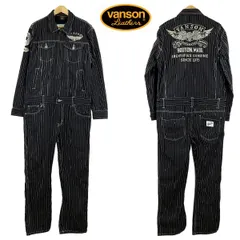 2026年最新】VANSON カラー：ネイビー系 メンズ オーバーオール