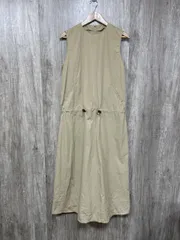 KBF ケービーエフ アーバンリサーチ ナイロン ノースリーブ ドロストスリーブ ワンピース sizeF/ベージュ ■◆ レディース