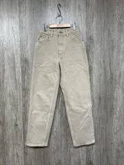 MOUSSY マウジー プレーンジーンズ ワイド デニムパンツ size27/ベージュ ■■ レディース