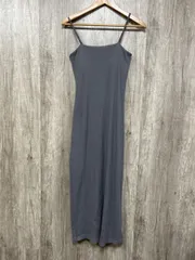 SELECT MOCA セレクトモカ ダブルストラップカップ付きリブキャミワンピース キャミソール ワンピース sizeF/グレー ■◆ レディース
